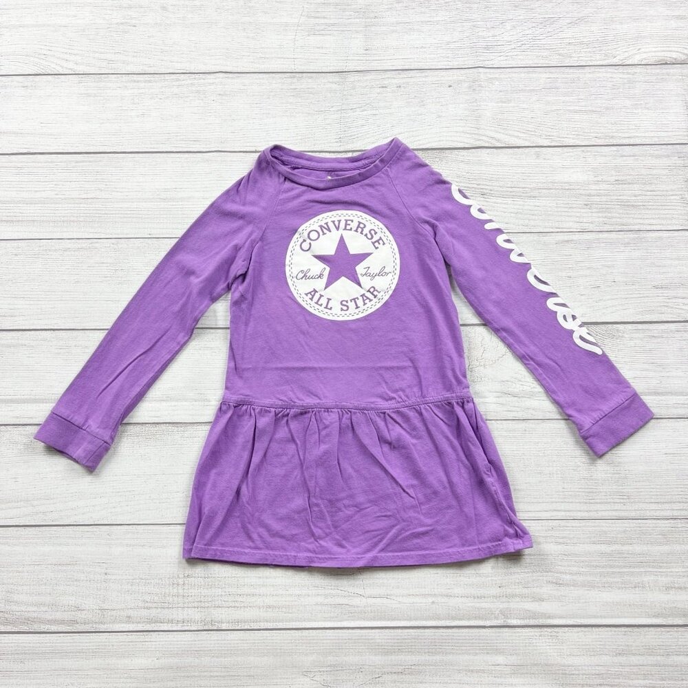 Converse Logo Peplum Graphic Dress